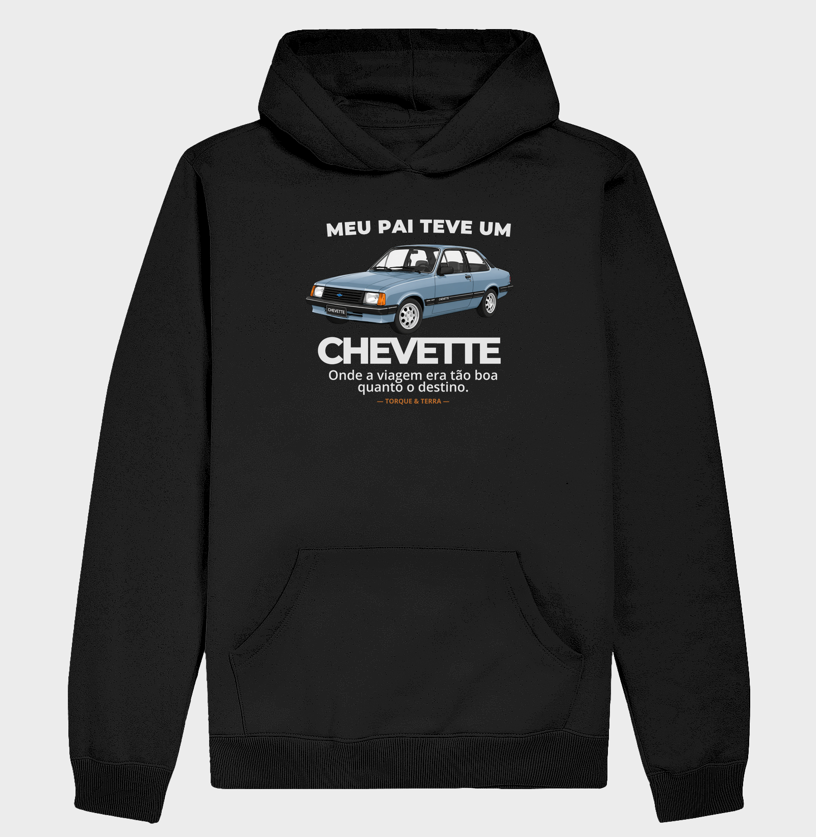 Meu pai teve uma - Chevette azul claro metálico