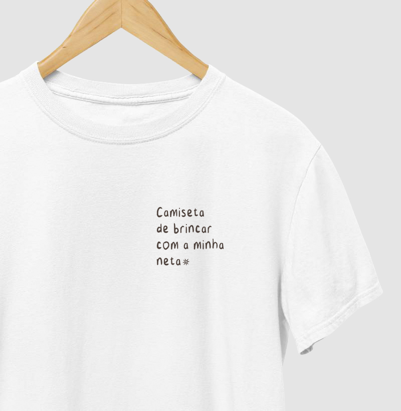 Camiseta de brincar com a minha neta