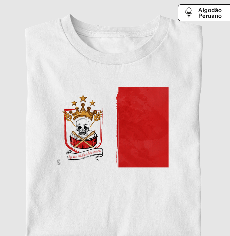 Algodão Peruano - Bandeira Mestre Caveira (por Orádia Porciúncula)