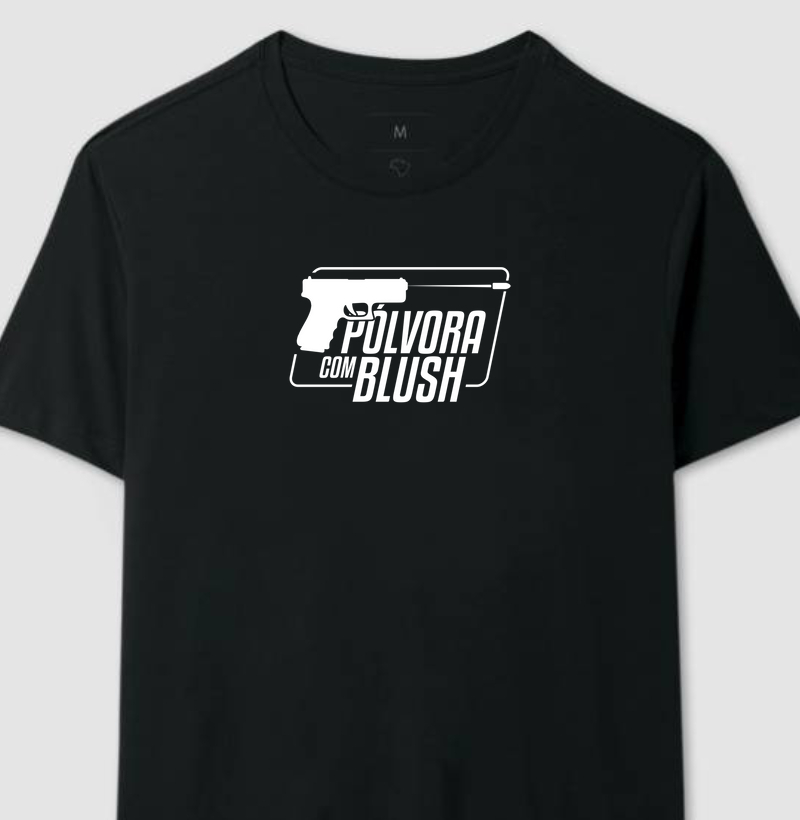Logo Pólvora com Blush preta e branca