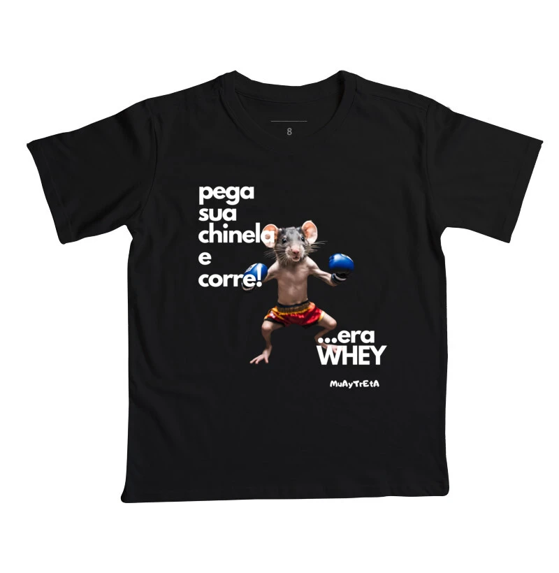 Pega sua chinela e corre, era whey!  - rato