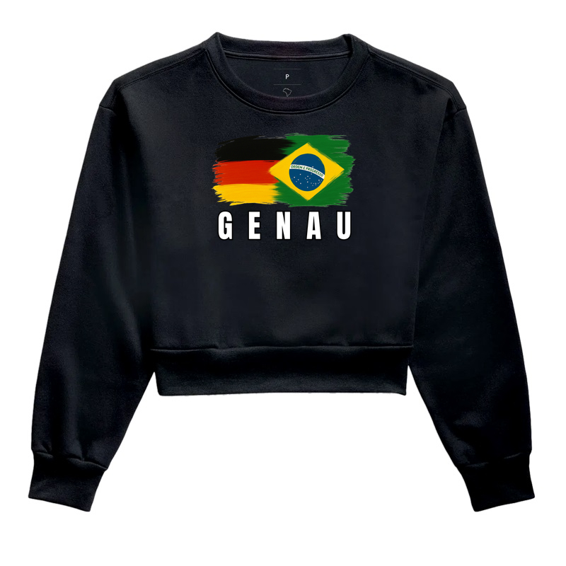 Genau  - Cropped Moletom