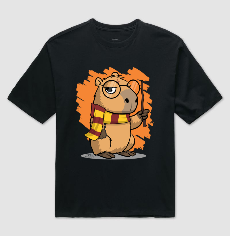 Camiseta CapyPotter 2 - Camiseta Oversized