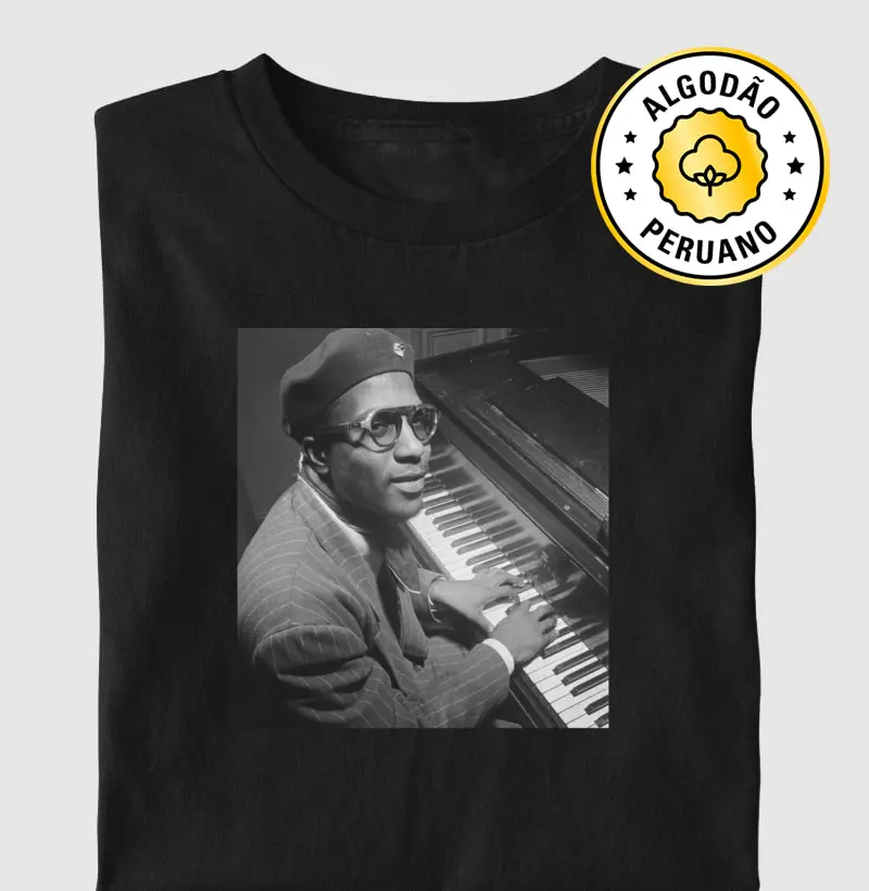 Portrait of Thelonious Monk, 1947 - Camiseta Algodão Peruano