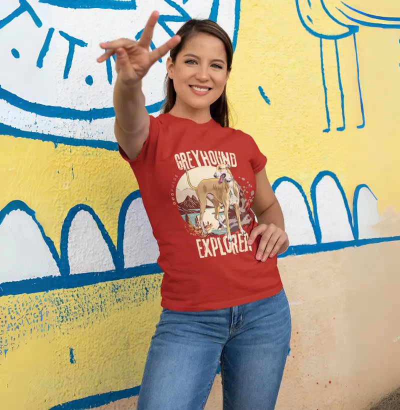 Camiseta Dog Pulse Greyhound Explorer – Fast Track Adventures