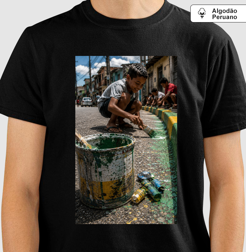 Algodão Peruano Meio-Fio