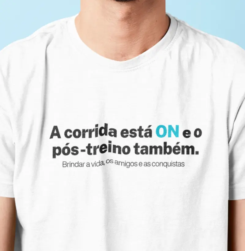 Corrida e pós treino ON