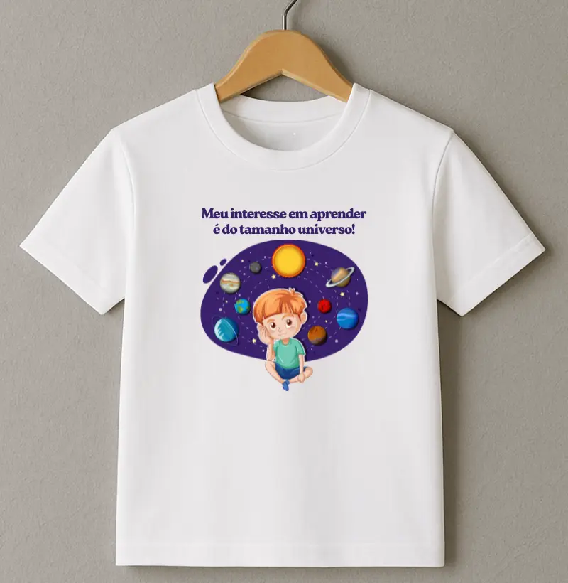 Meu interesse em aprender é do tamanho do universo!