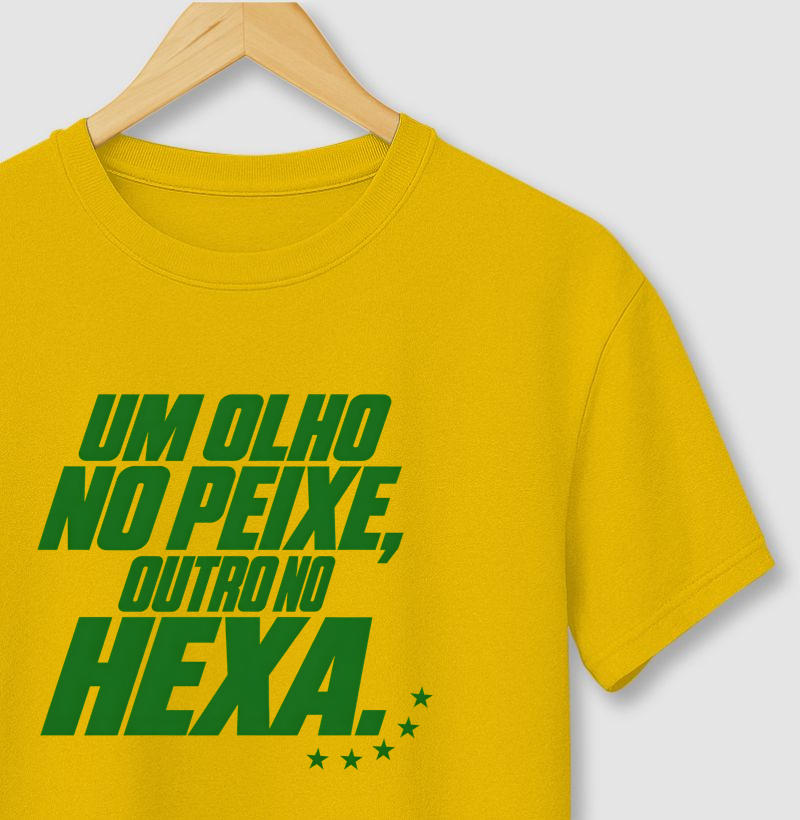 UM OLHO NO PEIXE, OUTRO NO HEXA 