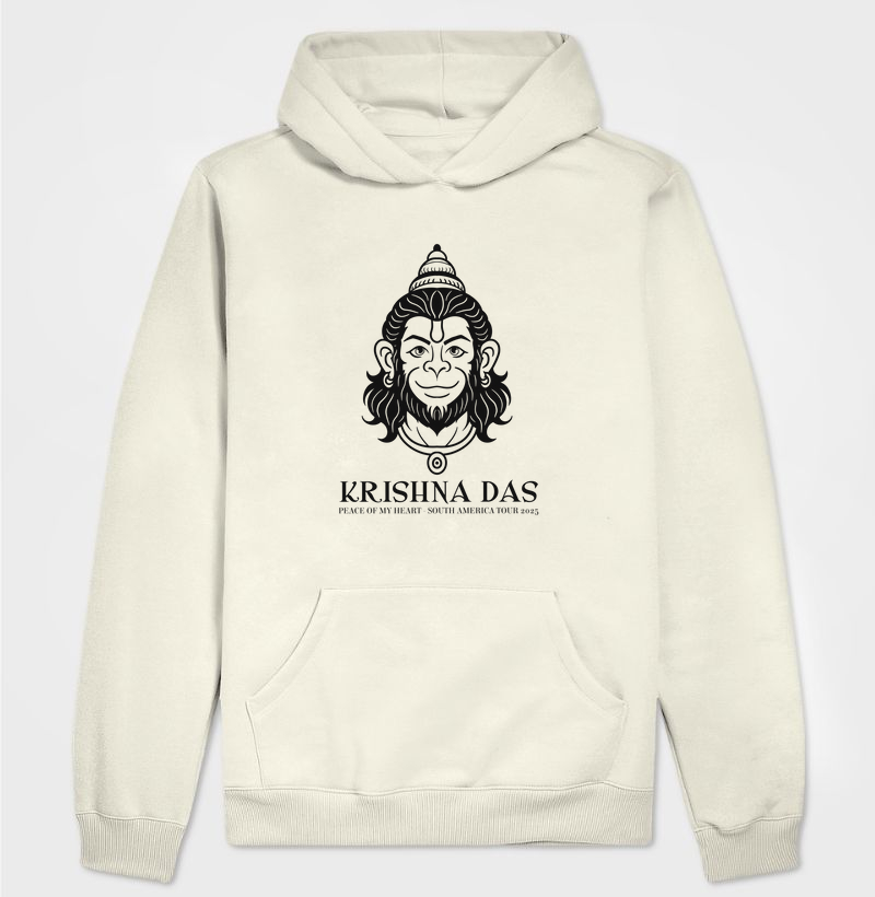 Hanuman Head - Moletom Hoodie - Estampa Preta
