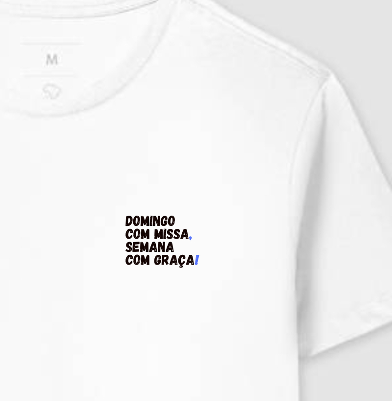 Domingo com Missa estampa pequena