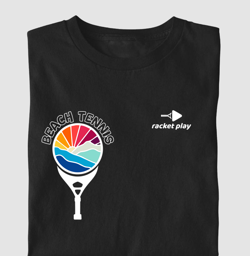 Camiseta Beach Tennis - Pôr do sol
