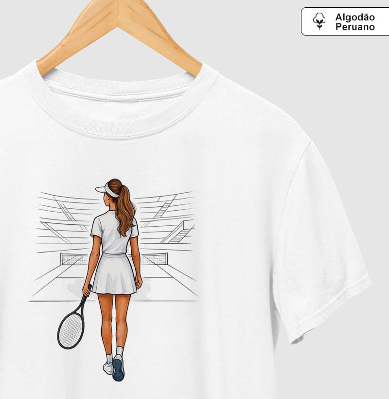 Tenista profissional - Algodão Premium Peruano