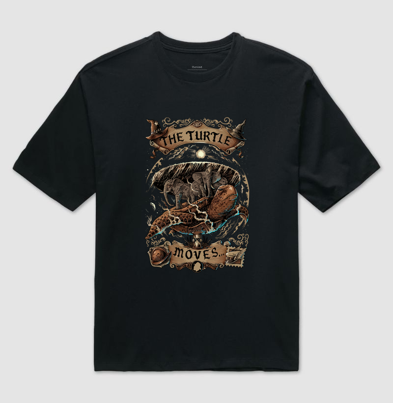 The Turtle Moves - Camiseta Oversized