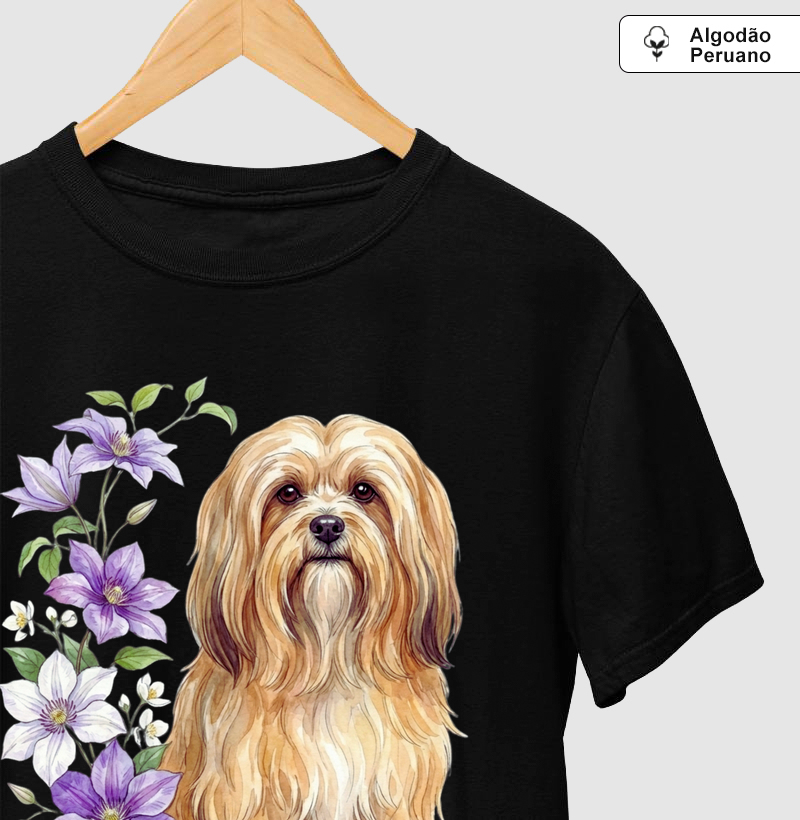 Lhasa Apso Floral Delicadeza