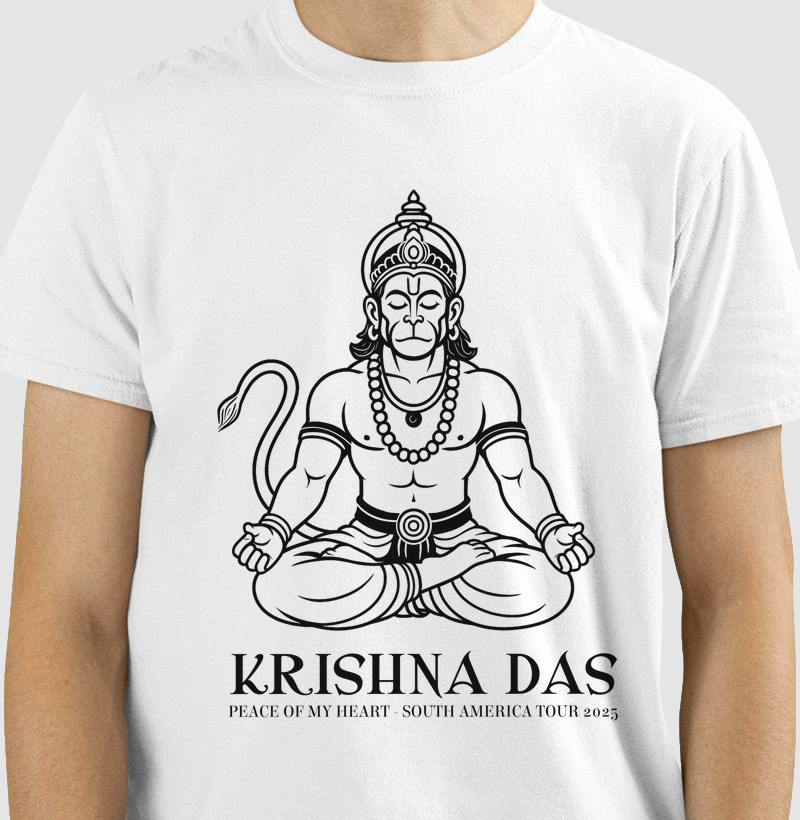 Hanuman - Camisa Estampa Preta