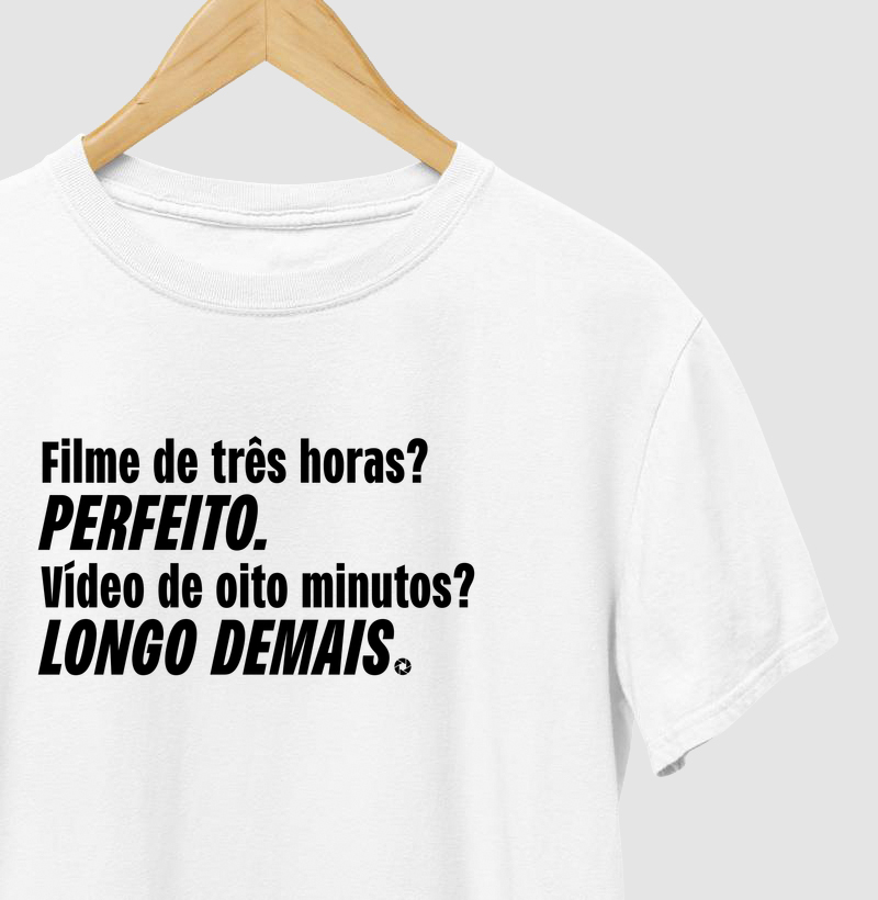 Filme de Três Horas Perfeito! Vídeo de Oito Minutos Longo Demais...