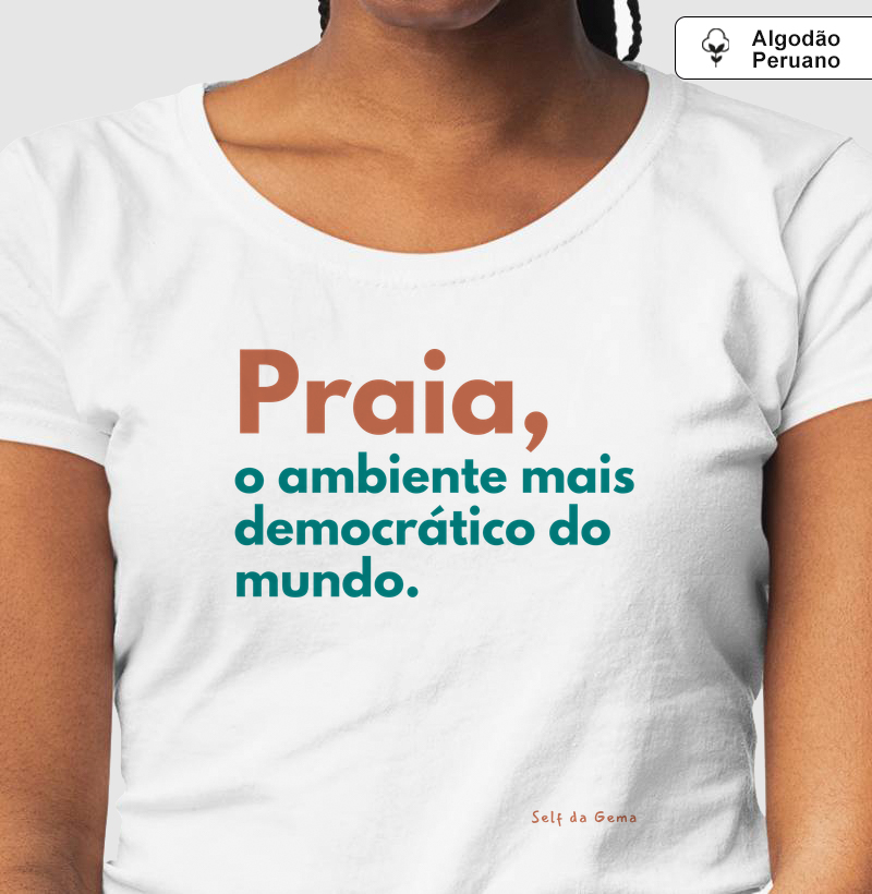 PRAIA - Camiseta Algodão Peruano