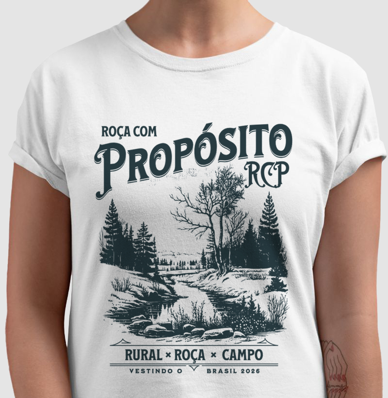 Camiseta Masculina e Feminina