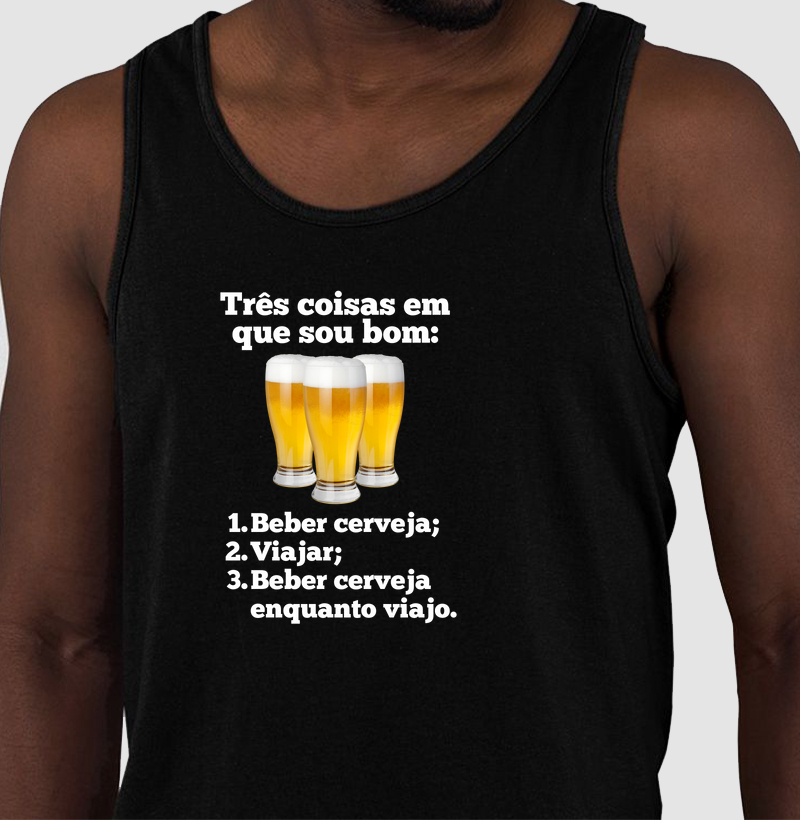 Três Coisas em que Sou Bom: cerveja e viajar - Regata