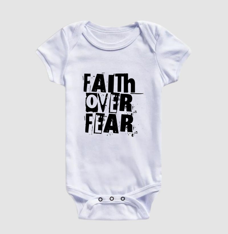 Faith Over Fear - Estampa Preta