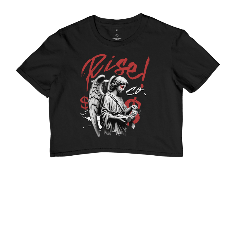 Cropped Rise! Streetwear Estampa Premium Unissex – Moda Urbana