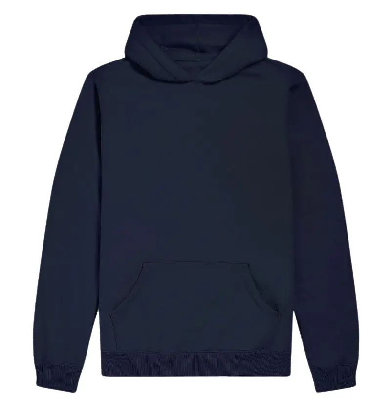 Hoodie Moletom Marinho Liso - Unissex