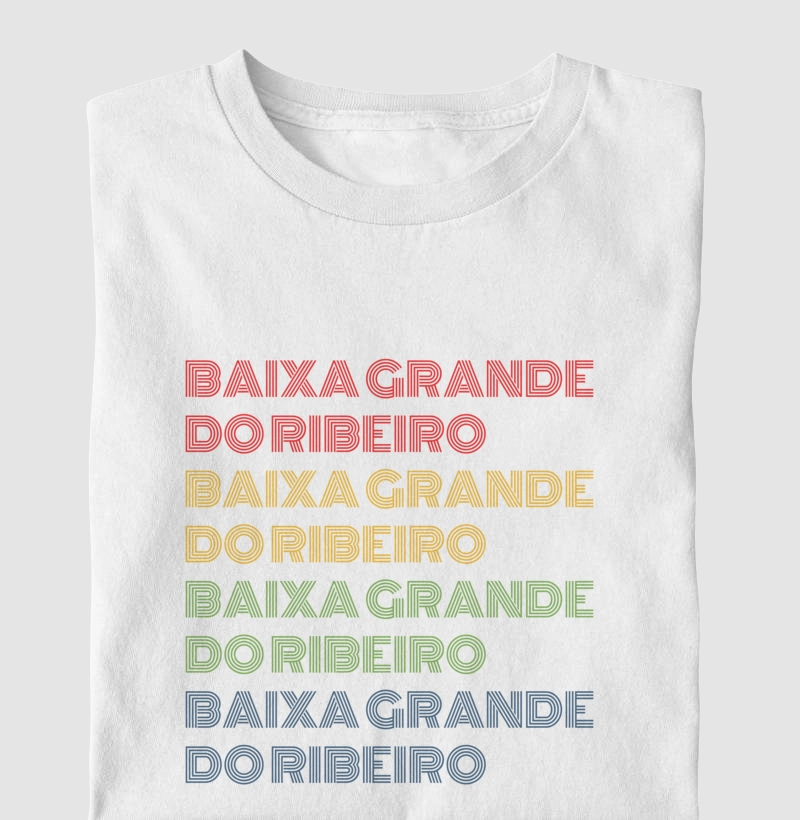 Baixa Grande do Ribeiro Letreiro Retrô