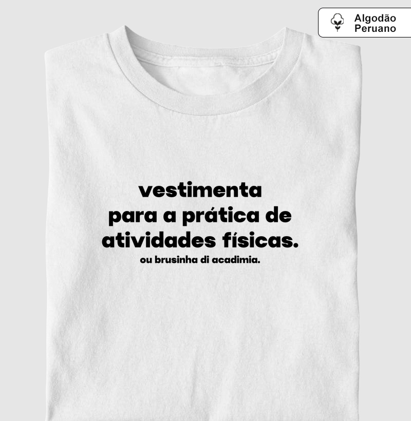 Vestimenta para a Prática de Atividades Físicas 