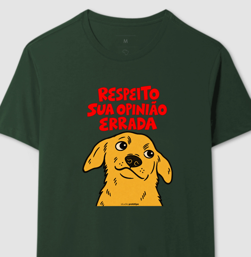 Respeito Sua Opinião Errada (estampa G)