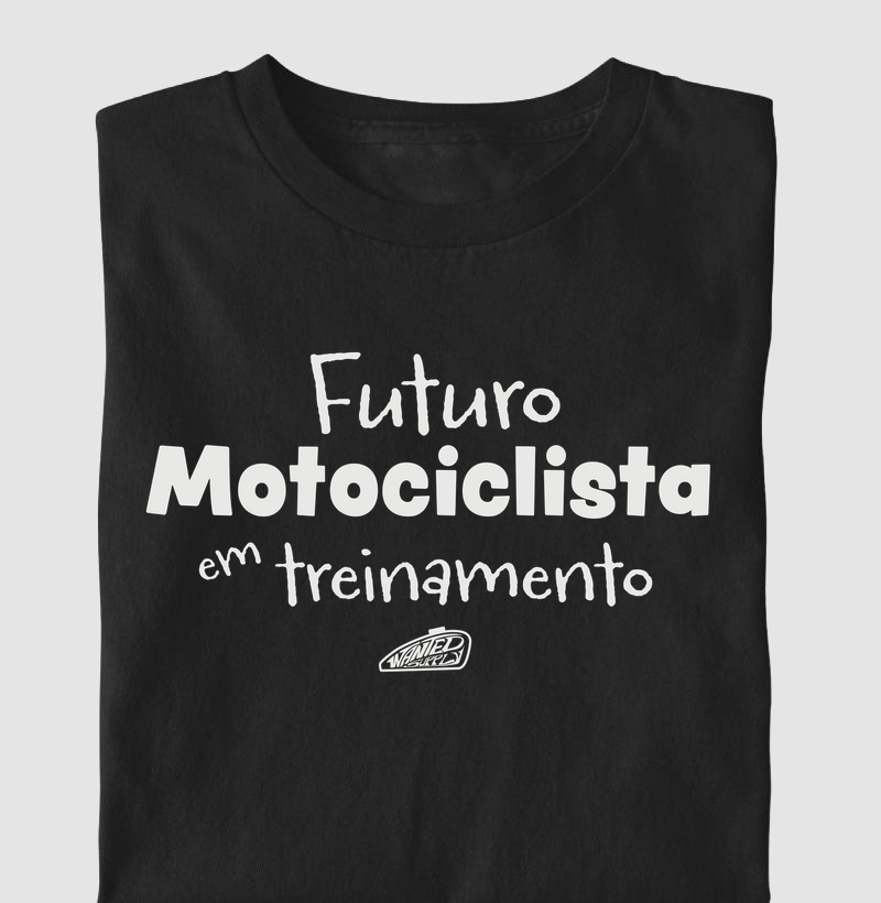 Futuro Motociclista em treinamento - Camiseta Infantil