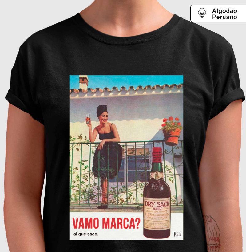 Vamo Marca - Supreme - Camiseta Algodão Peruano