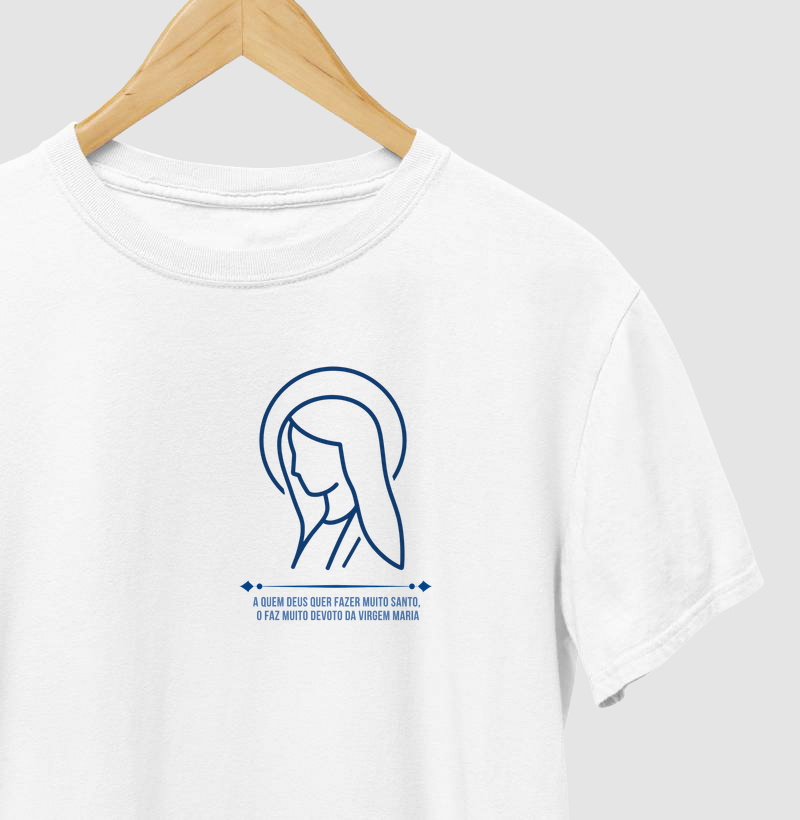 Camiseta de Nossa Senhora “Devoto da Virgem”