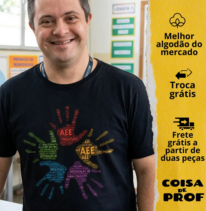 Camiseta Palavras da Educação Especial