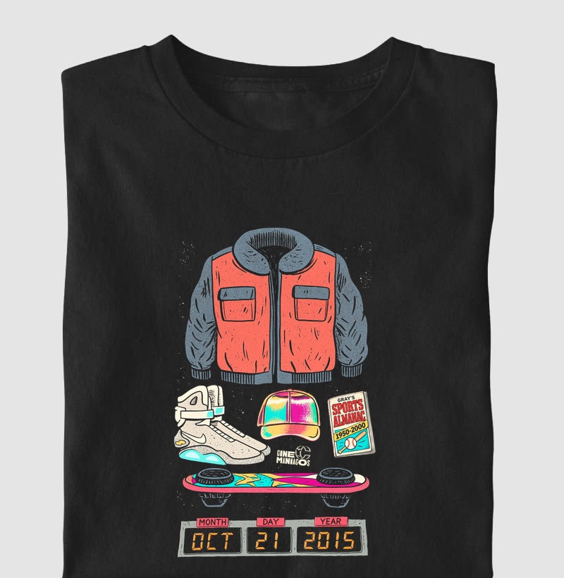 Camiseta Marty 2015 — De Volta para o Futuro II - Camiseta