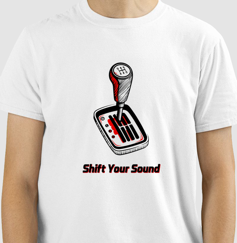Shift Your Sound Camiseta - Câmbio Manual e Música Rock