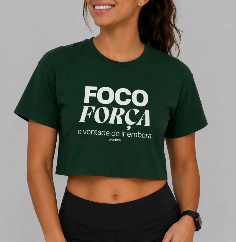 Cropped - Foco, força e vontade de ir embora