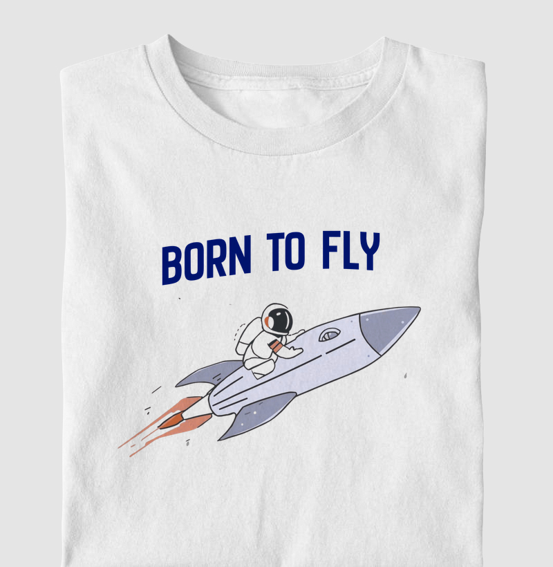 Camiseta Infantil Born To Fly