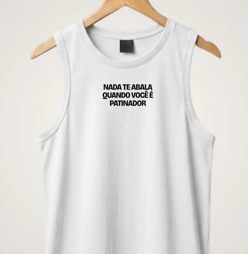 Nada abala o patinador