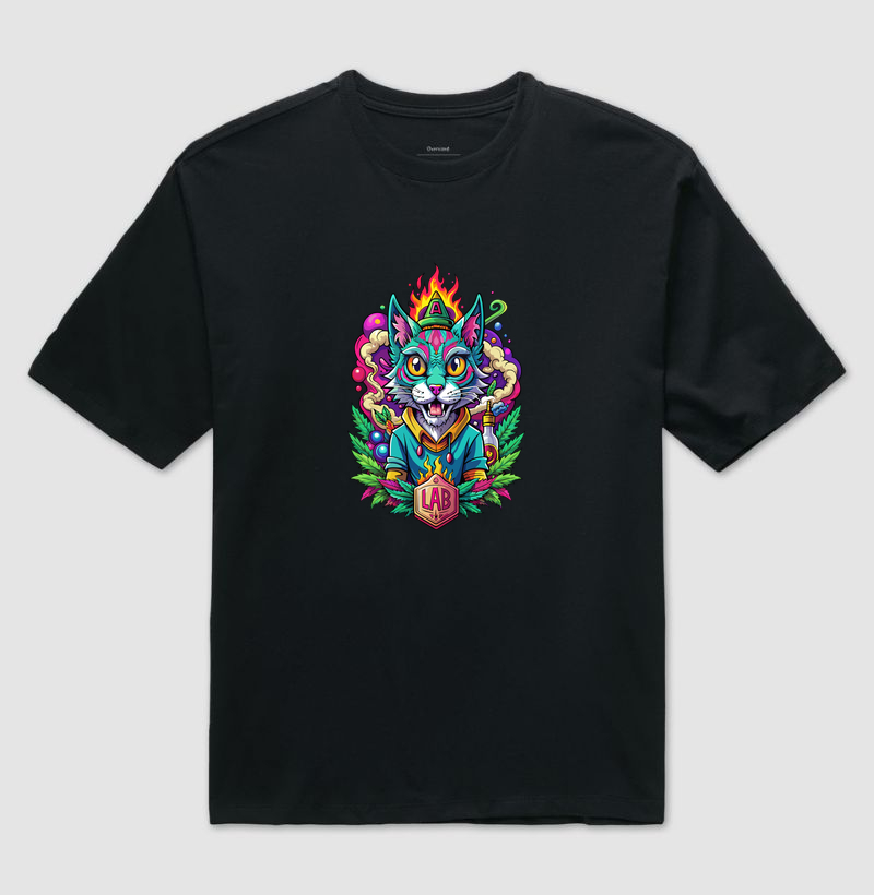 Camiseta Oversized LAB Cat