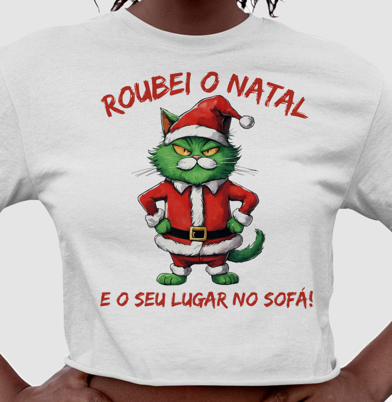 Roubei o Natal E o seu lugar no sofá!