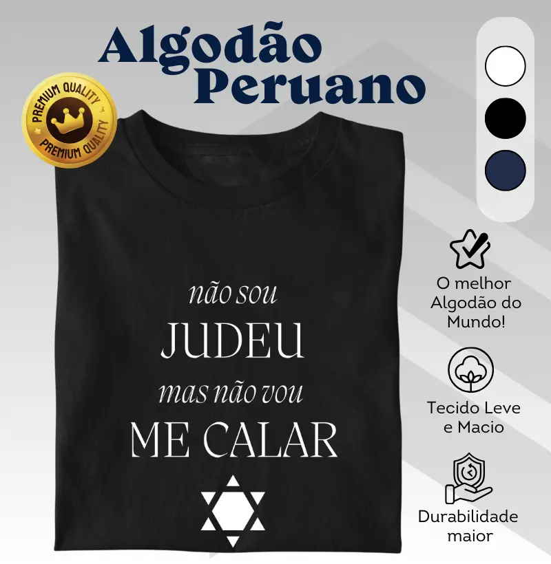 Não sou judeu mas não vou me calar 