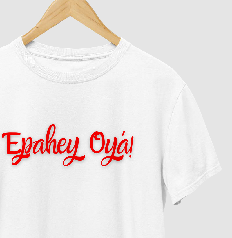 Iansã - Saudação 2 - Camiseta Branca