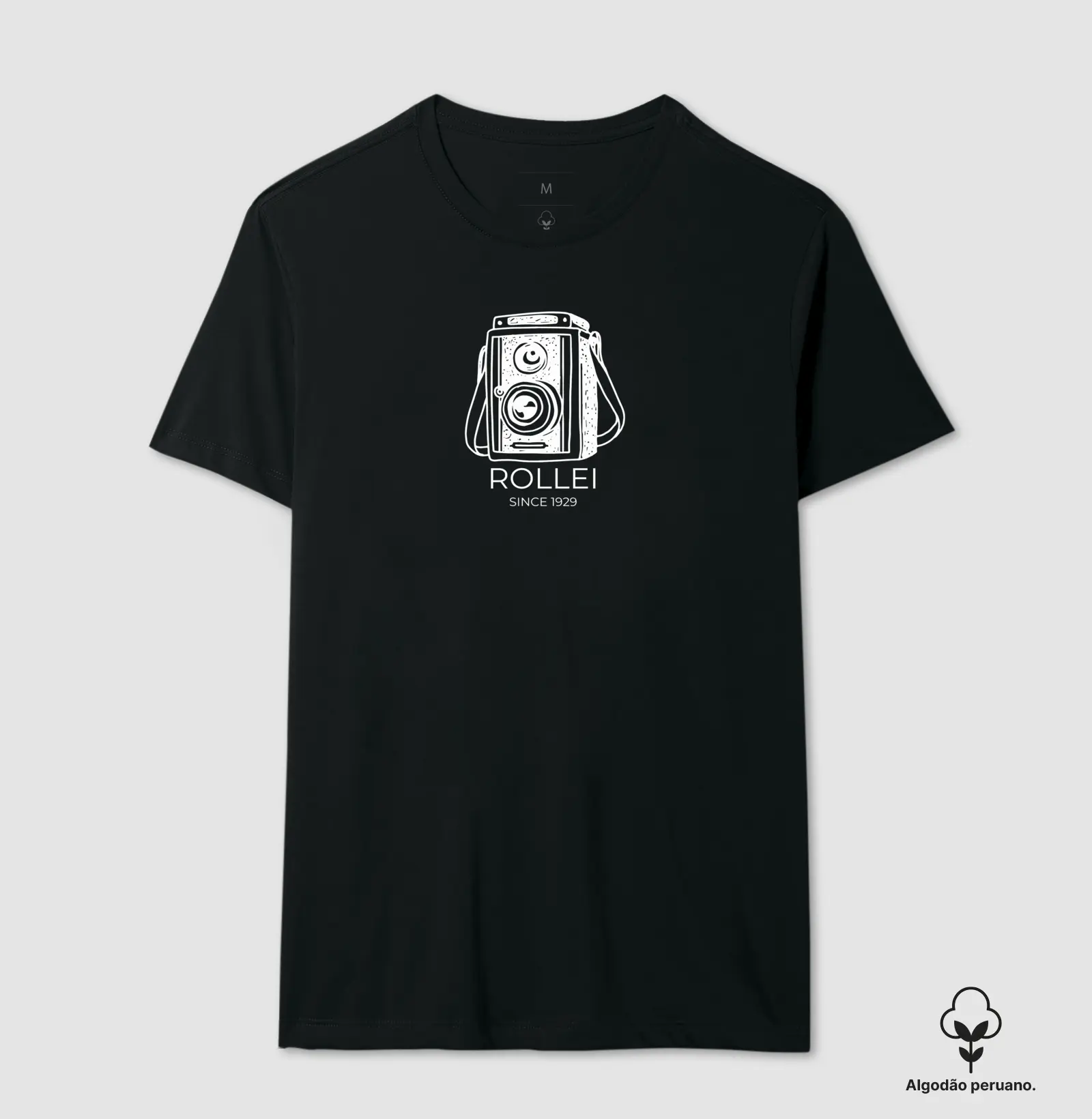 Camiseta Premium algodão Peruano rollei