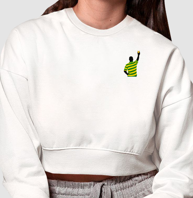 Cropped Moletom Brinde da Nação
