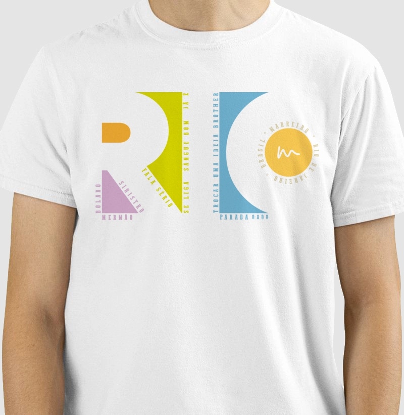 Camiseta e babylook Gírias Cariocas