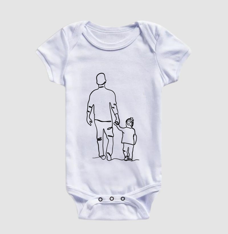 Body Infantil Pais e Filhos