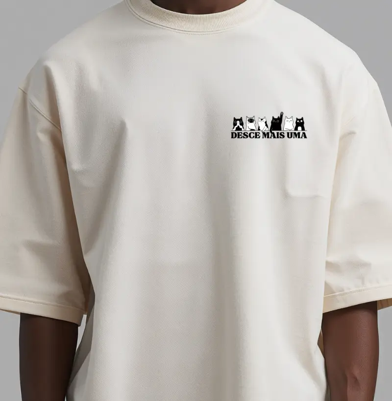 Cami Oversized — Desce mais uma!