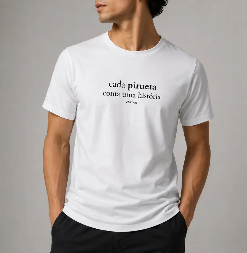 T-shirt - Cada pirueta conta uma história