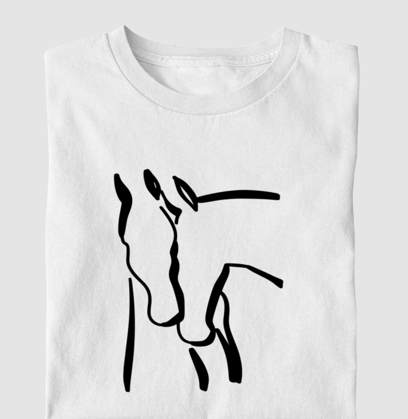 Cavalos em linha - Algodão 30.1